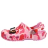 Crocs x A Bathing Ape Sabot « Carnation »