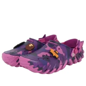 Crocs x BAPE Echo RO Clog « Purple Camo »