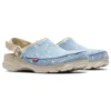 Crocs x Levi&rsquo;s Sashiko All-Terrain Sabot « Bone Blue »