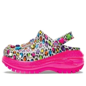 Crocs x Lisa Frank Mega Crush Clog « Rose multicolore »