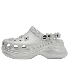 Crocs x SMFK Bae Sabot « Silver Glitter »
