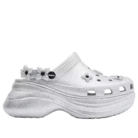 Crocs x SMFK Bae Sabot « Silver Glitter »