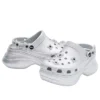 Crocs x SMFK Bae Sabot « Silver Glitter »