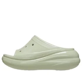 Crush High Shine Slides « Vert clair »