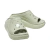 Crush High Shine Slides « Vert clair »