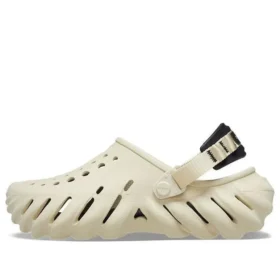 Echo Clog « Bone Black Beige »