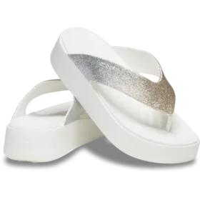 Getaway : tongs à plateforme épaisse Glitter
