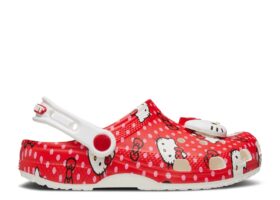 Hello Kitty x Classic Clog pour tout-petits « Red Polka Dots »