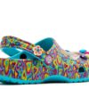 Lisa Frank x Classic Clog Kids « Digital Aqua Multi Hearts » Lisa Frank x Classic Clog Kids « Digital Aqua Multi Hearts »