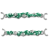 Lot de 2 Bijoux Jibbitz « Green Corded Sandal Chain »