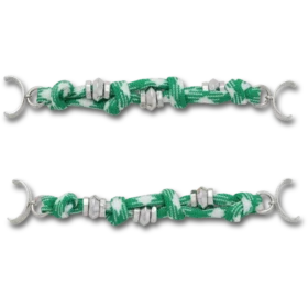 Lot de 2 Bijoux Jibbitz « Green Corded Sandal Chain »
