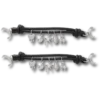 Lot de 2 Bijoux Jibbitz « Silver Icons » pour sandales