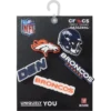 Lot de 5 Bijoux de chaussures Jibbitz™ « Denver Broncos » de la NFL Lot de 5 Bijoux de chaussures Jibbitz™ « Denver Broncos » de la NFL