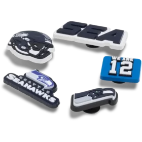 Lot de 5 Bijoux de chaussures Jibbitz™ des Seattle Seahawks de la NFL
