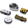 Lot de 5 Bijoux de chaussures Jibbitz NFL Pittsburgh Steelers Lot de 5 Bijoux de chaussures Jibbitz NFL Pittsburgh Steelers