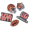 Lot de 5 Bijoux de chaussures Jibbitz™ pour les Bengals de Cincinnati (NFL)
