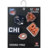 Lot de 5 Bijoux de chaussures Jibbitz pour les Chicago Bears de la NFL Lot de 5 Bijoux de chaussures Jibbitz pour les Chicago Bears de la NFL