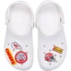 Lot de 5 Bijoux de chaussures Jibbitz pour les « Kansas City Chiefs » de la NFL Lot de 5 Bijoux de chaussures Jibbitz pour les « Kansas City Chiefs » de la NFL