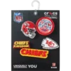 Lot de 5 Bijoux de chaussures Jibbitz pour les « Kansas City Chiefs » de la NFL Lot de 5 Bijoux de chaussures Jibbitz pour les « Kansas City Chiefs » de la NFL