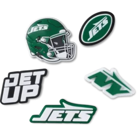 Lot de 5 Bijoux de chaussures Jibbitz pour les New York Jets de la NFL