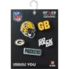 Lot de 5 Bijoux de chaussures Jibbitz pour les Packers de Green Bay de la NFL Lot de 5 Bijoux de chaussures Jibbitz pour les Packers de Green Bay de la NFL
