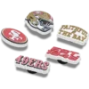 Lot de 5 Bijoux de chaussures Jibbitz pour les San Francisco 49ers de la NFL Lot de 5 Bijoux de chaussures Jibbitz pour les San Francisco 49ers de la NFL