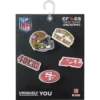 Lot de 5 Bijoux de chaussures Jibbitz pour les San Francisco 49ers de la NFL Lot de 5 Bijoux de chaussures Jibbitz pour les San Francisco 49ers de la NFL