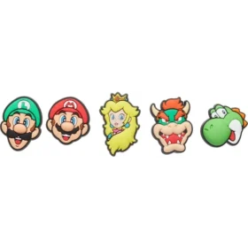 Lot de 5 Bijoux de chaussures Jibbitz™ Super Mario™