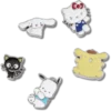 « Lot de 5 Bijoux de chaussures Jibbitz™ surélevés Hello Kitty® et ses amis » « Lot de 5 Bijoux de chaussures Jibbitz™ surélevés Hello Kitty® et ses amis »