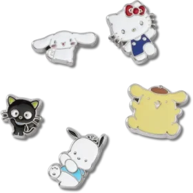 « Lot de 5 Bijoux de chaussures Jibbitz™ surélevés Hello Kitty® et ses amis »