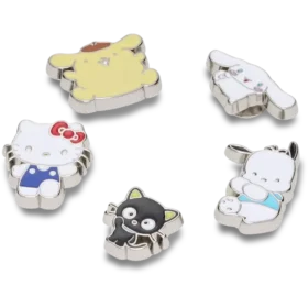 « Lot de 5 Bijoux de chaussures Jibbitz™ surélevés Hello Kitty® et ses amis »