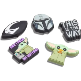 Lot de 5 Bijoux de chaussures Jibbitz « The Mandalorian » de Disney