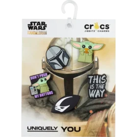 Lot de 5 Bijoux de chaussures Jibbitz « The Mandalorian » de Disney