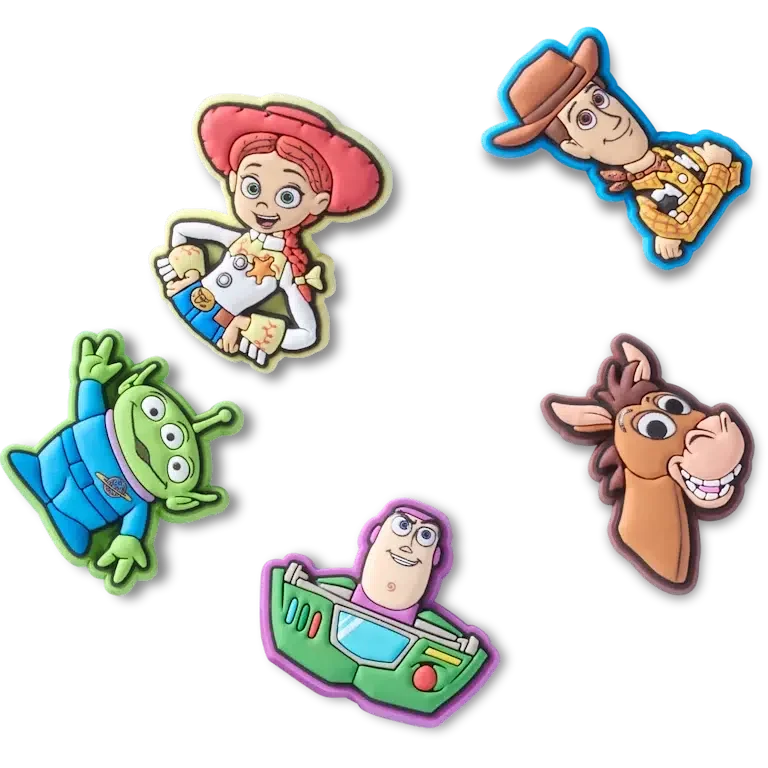 Lot de 5 Bijoux de chaussures Jibbitz™ « Toy Story » de Disney Pixar Lot de 5 Bijoux de chaussures Jibbitz™ « Toy Story » de Disney Pixar