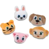 Lot de 5 Bijoux Jibbitz « Animaux en peluche »
