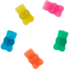 Lot de 5 Bijoux Jibbitz « Candy Bear » pour bijoux de chaussures