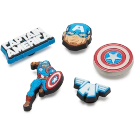 Lot de 5 Bijoux Jibbitz™ Captain America