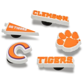 Lot de 5 Bijoux Jibbitz™ Clemson Univ