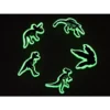 Lot de 5 Bijoux Jibbitz « Dino » phosphorescents pour bijoux de chaussures