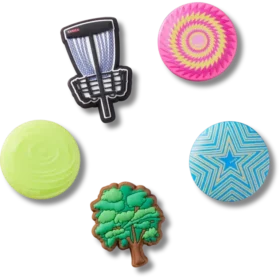 Lot de 5 Bijoux Jibbitz « Disc Golf »