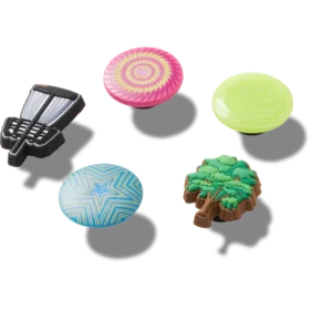 Lot de 5 Bijoux Jibbitz « Disc Golf »