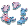 Lot de 5 Bijoux Jibbitz™ Disney Stitch & Angel pour bijoux de chaussures Lot de 5 Bijoux Jibbitz™ Disney Stitch & Angel pour bijoux de chaussures
