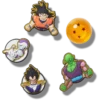 Lot de 5 Bijoux Jibbitz™ Dragon Ball Z Lot de 5 Bijoux Jibbitz™ Dragon Ball Z