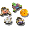 Lot de 5 Bijoux Jibbitz™ Dragon Ball Z Lot de 5 Bijoux Jibbitz™ Dragon Ball Z
