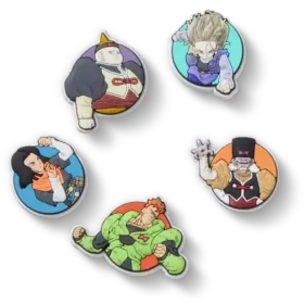 Lot de 5 Bijoux Jibbitz « Dragon Ball Z » (2 modèles)