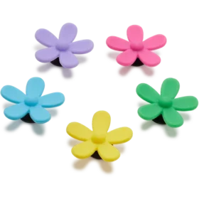 Lot de 5 Bijoux Jibbitz « Flower Power »