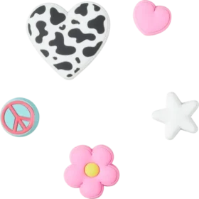 Lot de 5 Bijoux Jibbitz « Girly Icon »