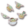 Lot de 5 Bijoux Jibbitz™ Grogu de Star Wars