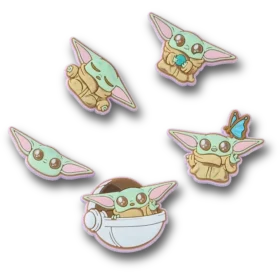 Lot de 5 Bijoux Jibbitz™ Grogu de Star Wars