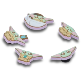 Lot de 5 Bijoux Jibbitz™ Grogu de Star Wars